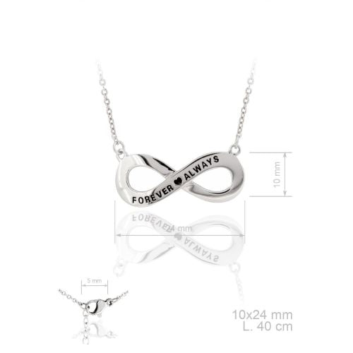 174068 Gargantilla de Plata de Ley lisas