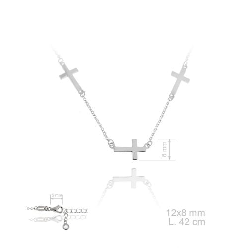 174086 Gargantilla de Plata de Ley lisas