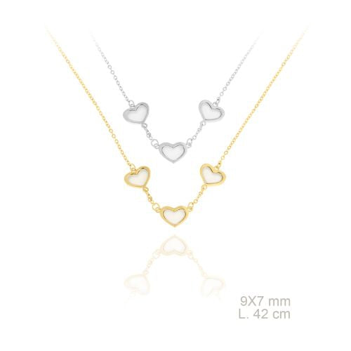 174097 Gargantilla de Plata de Ley y nácar