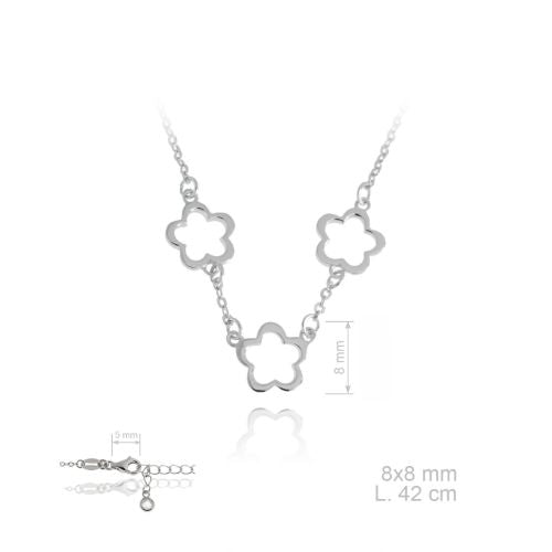 174101 Gargantilla de Plata de Ley lisas