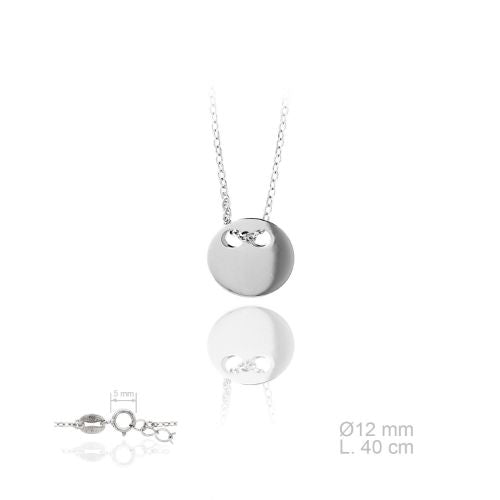 174105 Gargantilla de Plata de Ley lisas