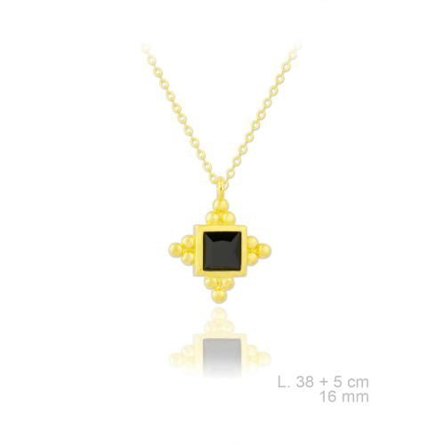 175299 Gargantilla de Plata de Ley y circonitas