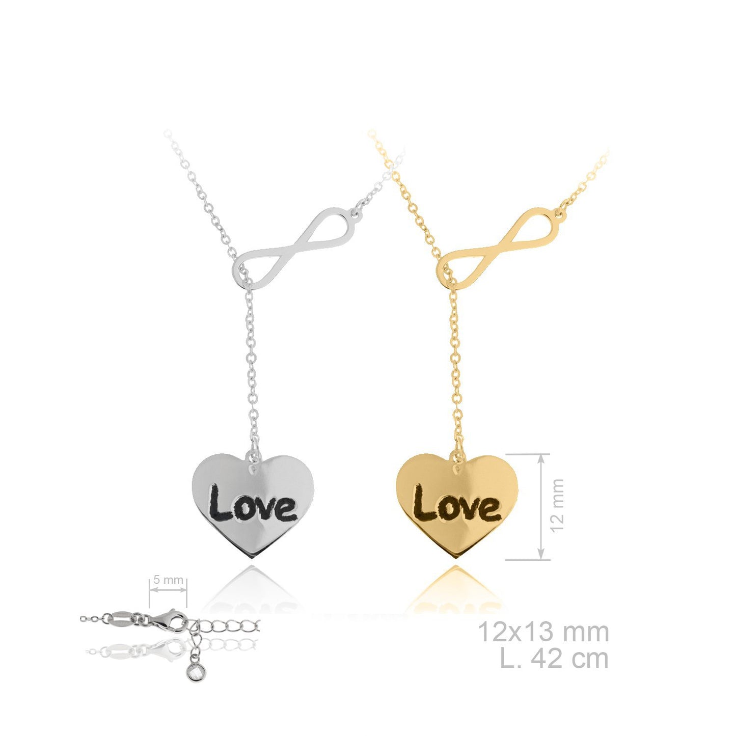 Gargantilla de Plata de Ley lisas