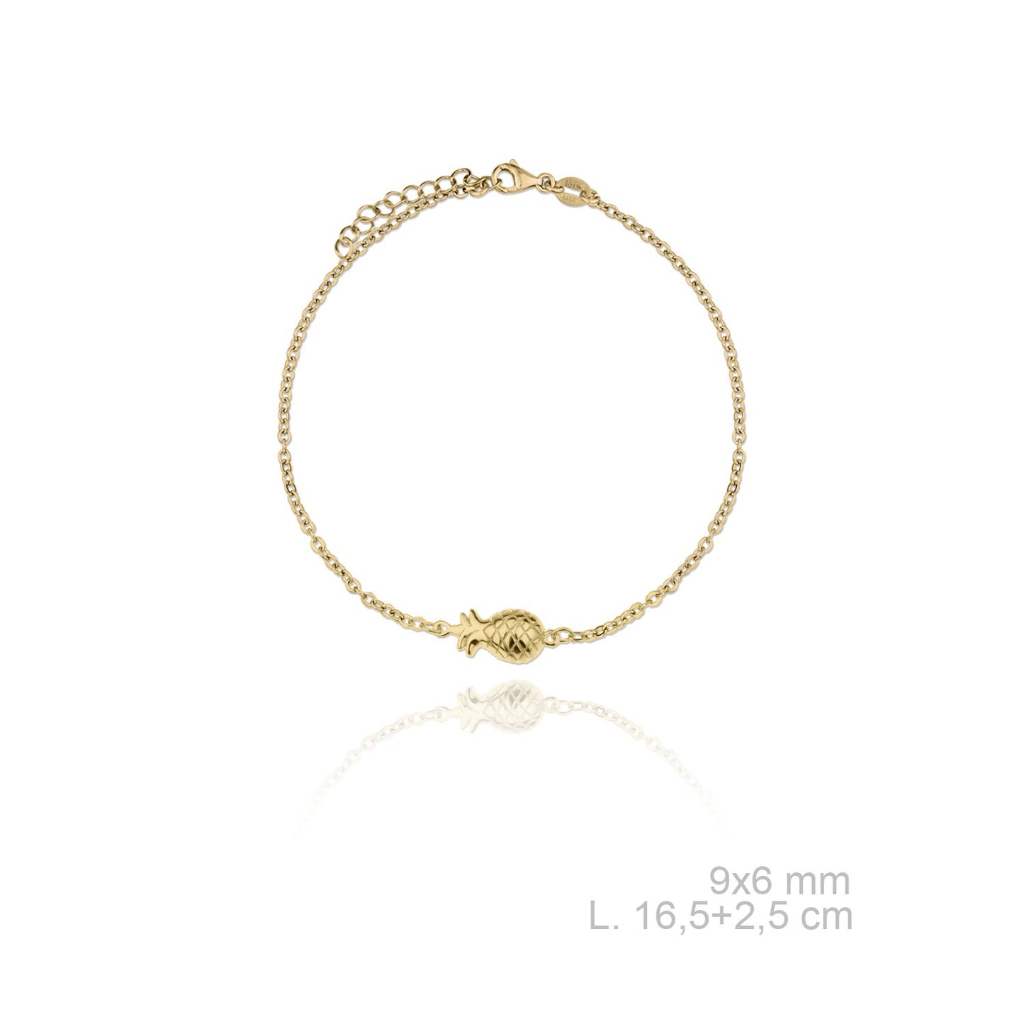 Pulsera de Plata de Ley lisa