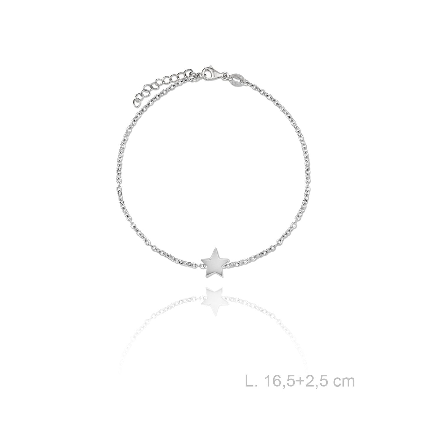 Pulsera de Plata de Ley lisa