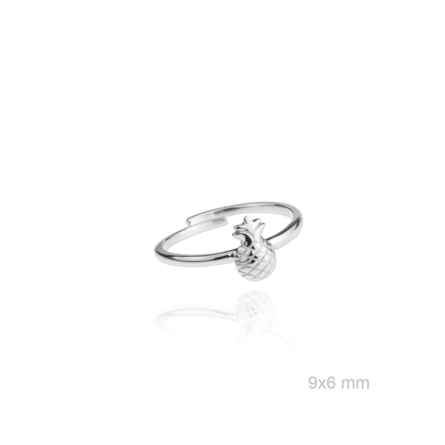 Sortija de Plata de Ley lisa