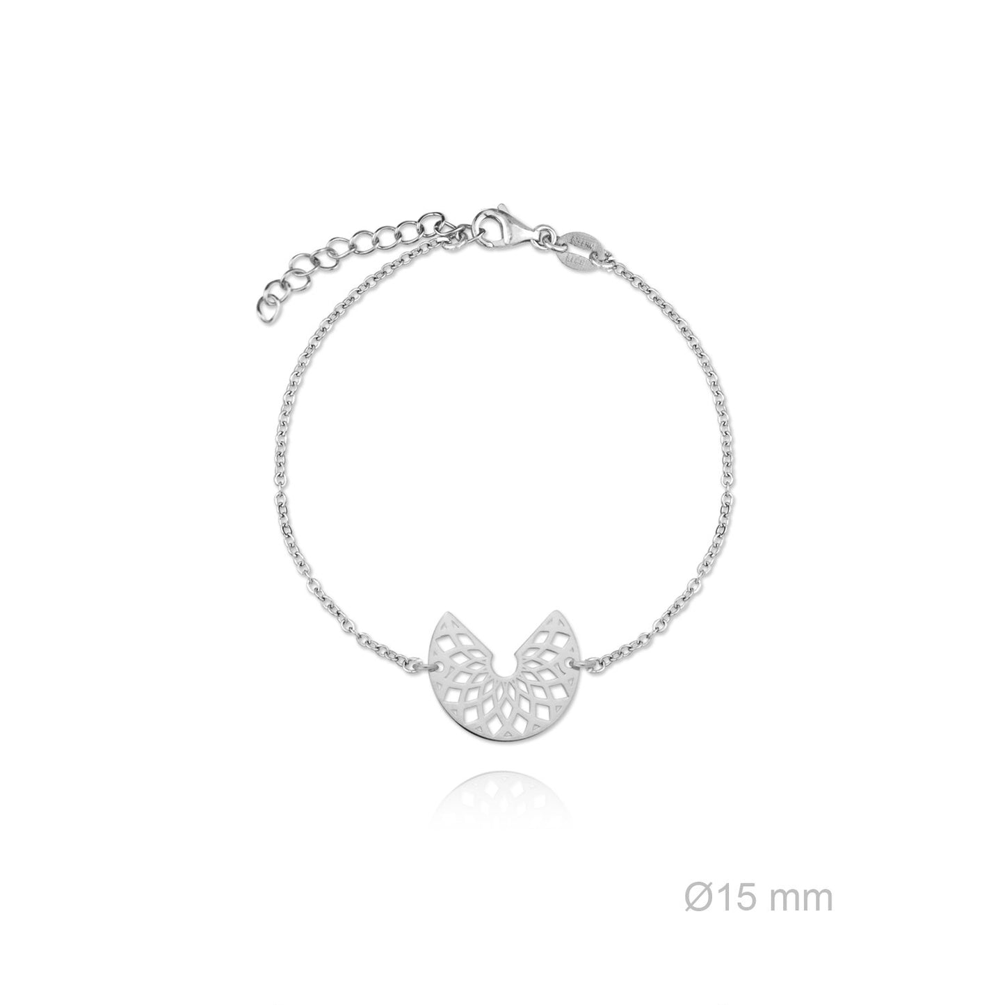 Pulsera de Plata de Ley lisa