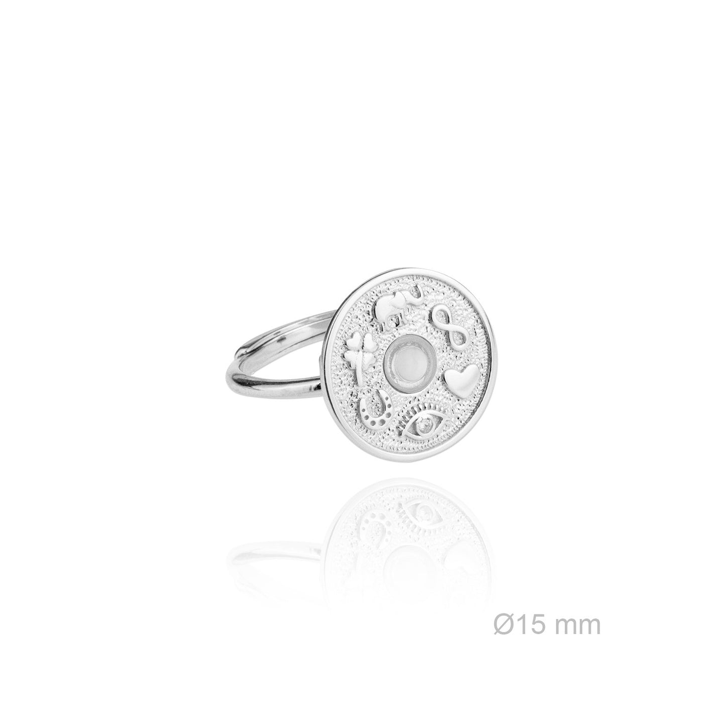 Sortija de Plata de Ley perla