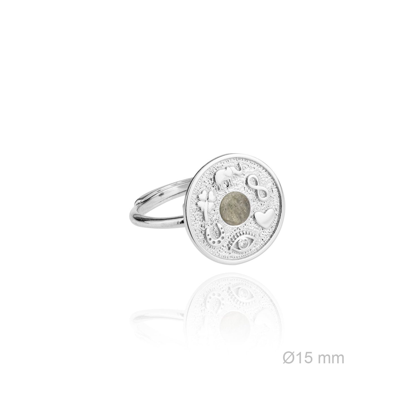 Sortija de Plata de Ley perla