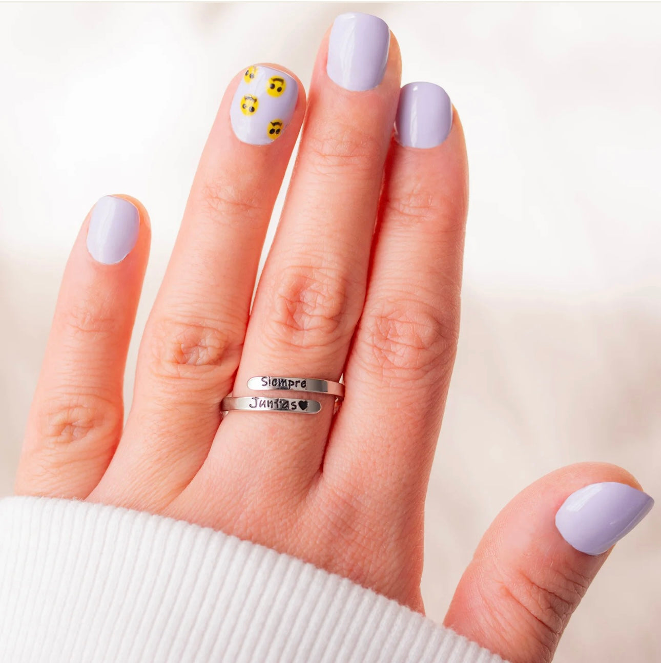 2 Anillos `Siempre Juntas´ Ajustable