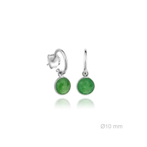 156243 Pendientes de Plata de Ley perla