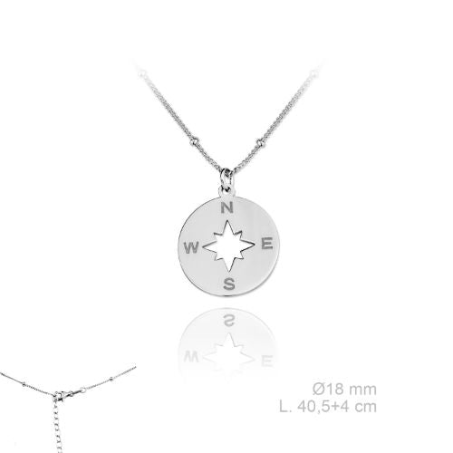 174493 Gargantilla de Plata de Ley lisas