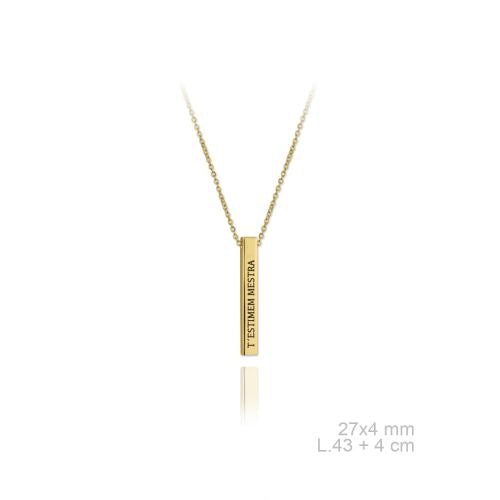 174804 Gargantilla de Plata de Ley lisa