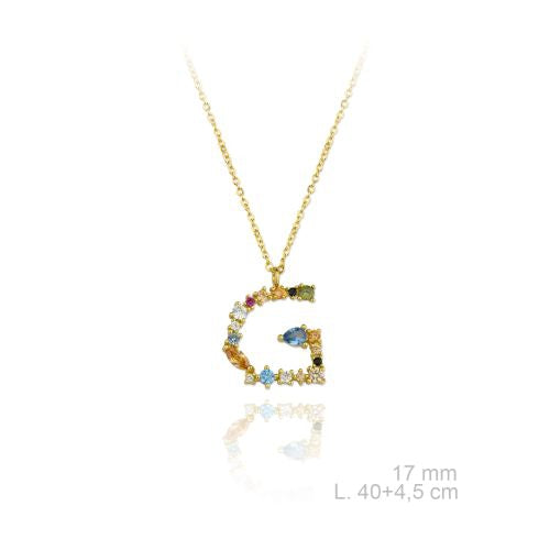 175107 Gargantilla de Plata de Ley inicial