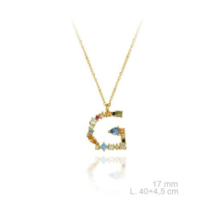 175107 Gargantilla de Plata de Ley inicial