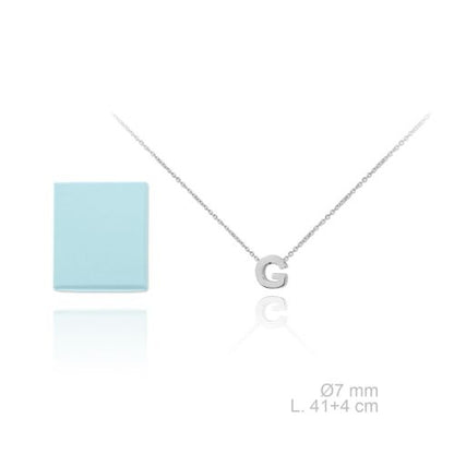 177001 Gargantilla de Plata de Ley inicial