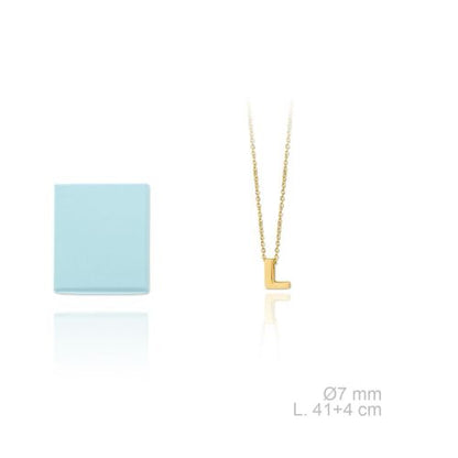 177028 Gargantilla de Plata de Ley inicial