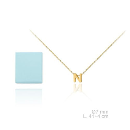177028 Gargantilla de Plata de Ley inicial