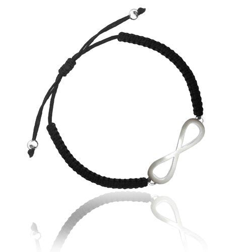 196058 Pulsera de Plata de Ley y macramé