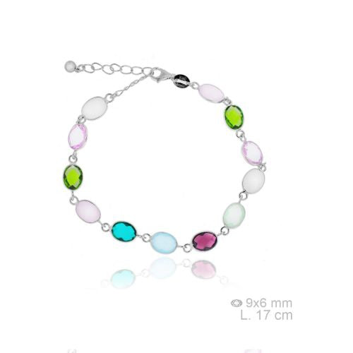 600710 Pulsera de Plata de Ley perla