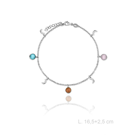 Pulsera de Plata de Ley perla