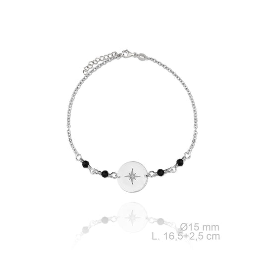 Pulsera de plata de ley con perlas