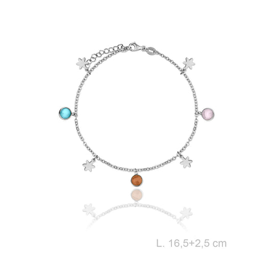 Pulsera de plata de ley